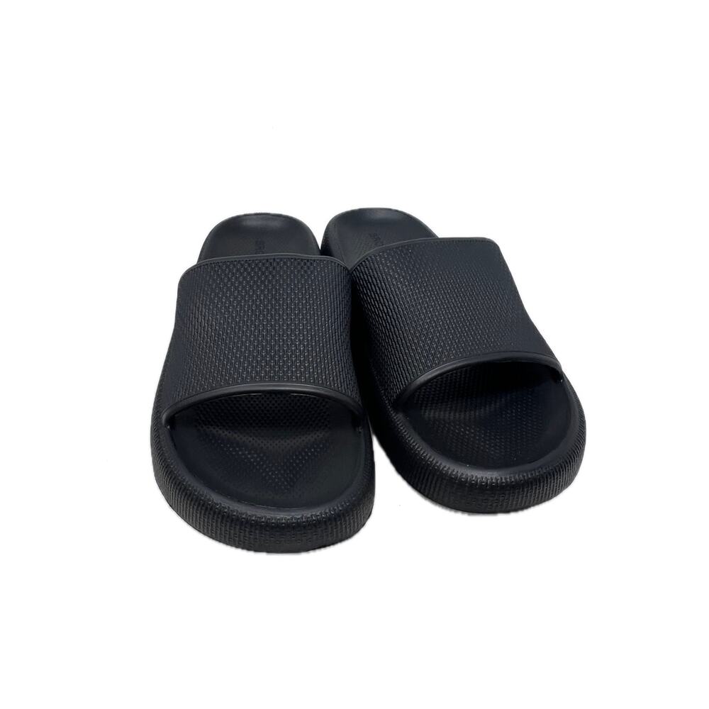 Bronax Black Sandals Mens 7 Womans 9